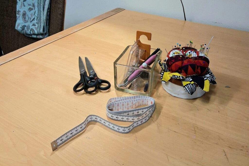 Ompelimo varattavissa